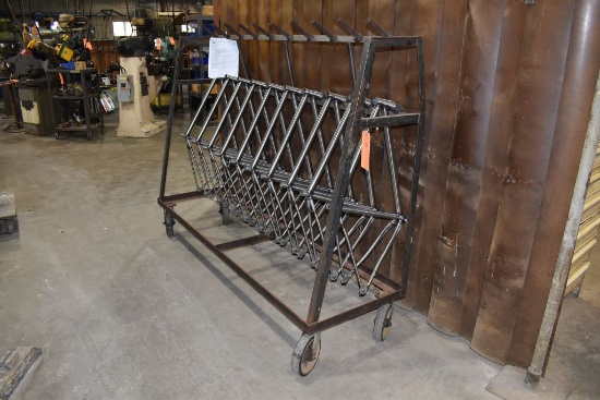 FRAME RACK ON CASTERS - 10 POSITION