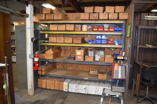 HEAVY DUTY SHELVING UNIT, METAL WITH PARTICLE BOARD,