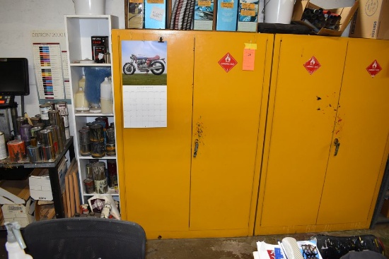 TWO DOOR FLAMMABLE MATERIALS CABINET