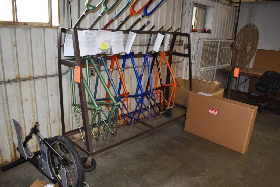 FRAME DRYING RACK, TEN POSITION