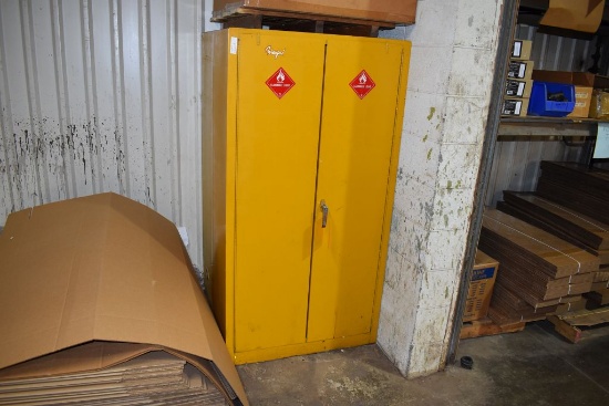 TWO DOOR FLAMMABLE MATERIALS CABINET
