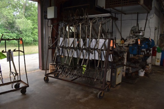 20 BIKE FRAME/FORK ROLLING CART