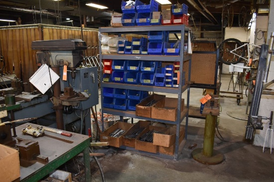 METAL SHELVING UNIT, 4'W X 2'D X 6'H