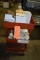 THREE TIER PARTS CART, EXTRUDED TRAY BOTTOMS,