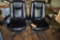 (2) BLACK EXECUTIVE CHAIRS ON CASTERS