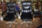 (2) BLACK EXECUTIVE CHAIRS ON CASTERS