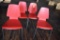 (4) IKEA COMPANY STYLE CHAIRS, MODEL VILMAR-18700,
