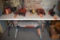 6' FOLDING CAFETERIA STYLE TABLE WITH FOLDING LEGS,