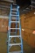 WERNER 8' FIBERGLASS STEP LADDER, 250 LB. CAPACITY,