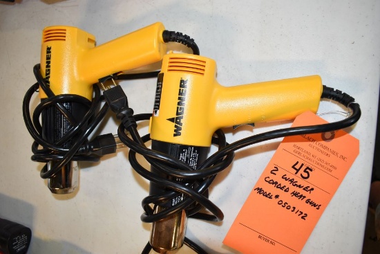 (2) WAGNER CORDED HEAT GUNS, MODEL #0503172