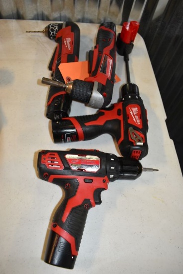 (2) 3/8" MILWAUKEE ELECTRIC DRILL/DRIVERS,