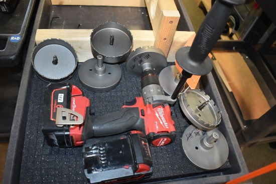 18V MILWAUKEE ELECTRIC 1/2" DRILL DRIVER WITH PISTOL GRIP,