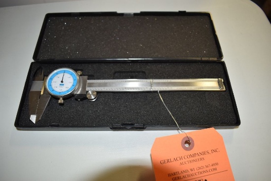PITTSBURCH 6" DIAL CALIPER WITH CASE