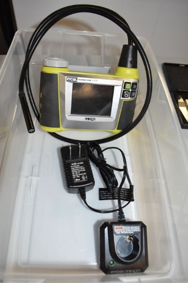 RYOBI RP4206 INSPECTION SCOPE GS1608 AND RYOBI TEK 4 CHARGER