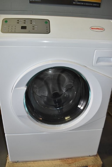 SPEED QUEEN COMMERCIAL FRONT LOAD WASHER,