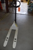 SMALL ROUGHNECK PALLET JACK, GRAY/BLACK, 1,100# CAPACITY,
