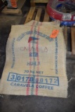 (3) BURLAP BAGS