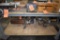HEAVY DUTY STEEL FRAMED TABLE ON CASTERS, 6