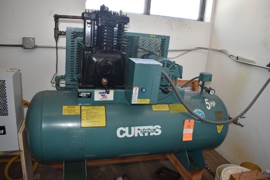2004 CURTIS PISTON TYPE AIR COMPRESSOR,