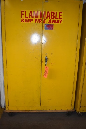 EAGLE TWO DOOR FLAMMABLE MATERIALS CABINET,