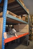 (1) SECTION OF PALLET RACKING WITH THREE SHELVES,