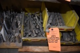 CONTENTS ON THIS SHELF; ASSORTED DRILL BITS, TAPS,