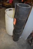BLACK ANTI-FATIGUE MAT, 4' WIDE, APPROX. 6'LONG