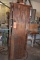 TWO DOOR WOODEN STORAGE CABINET WITH CONTENTS;