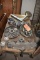 ASSORTED VINTAGE MACHINE CONTROLS, ADAPTERS, PIECES,