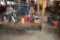 VINTAGE WOOD TWO HANDLED RAILROAD CART WITH