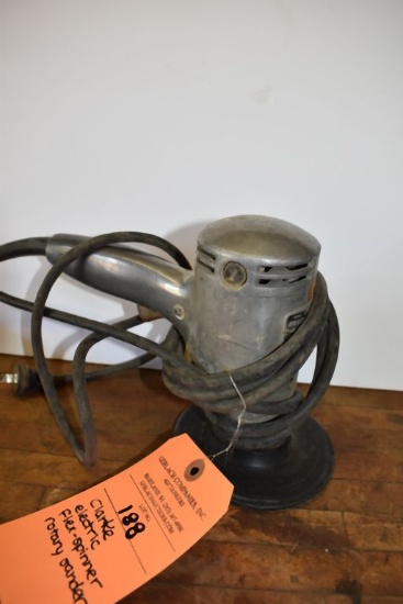 CLARKE ELECTRIC FLEX-SPINNER ROTARY SANDER