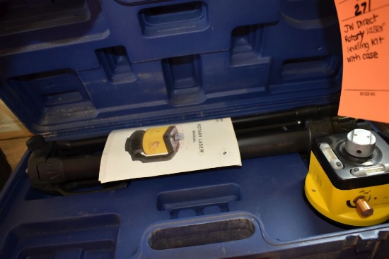 JW DIRECT ROTARY LASER LEVELING KIT WITH CASE