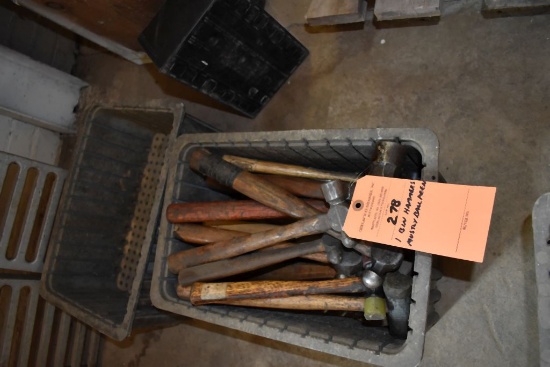 BIN OF HAMMERS, MOSTLY BALL PEEN