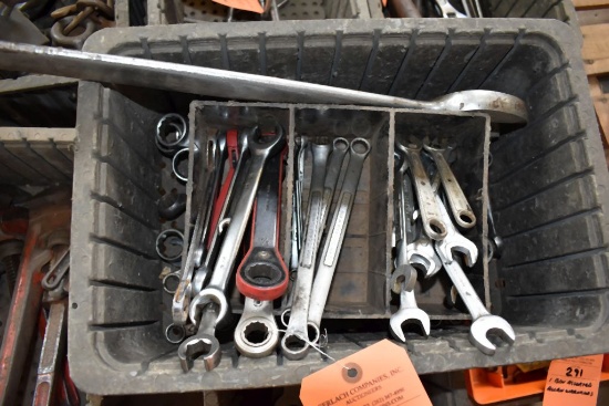 (2) BINS OF ASSORTED CRESCENT WRENCHES