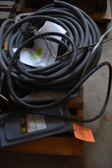 ASSORTED WIRE, BOXES, FITTINGS AND ACCESSORIES