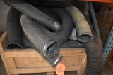 CRATE WITH ASSORTED LENGTH AND DIAMETER CORRUGATE HOSES