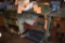 VINTAGE SOLID WOOD WORKBENCH WITH 5