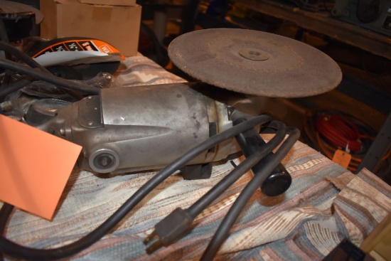MILWAUKEE HEAVY DUTY 9" SANDER/GRINDER, 120V,
