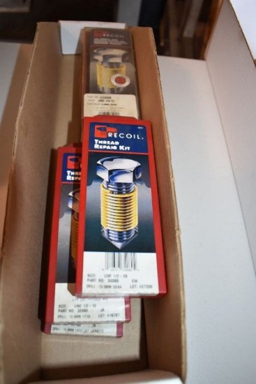 (5) RECOIL THREAD REPAIR KITS IN BOX