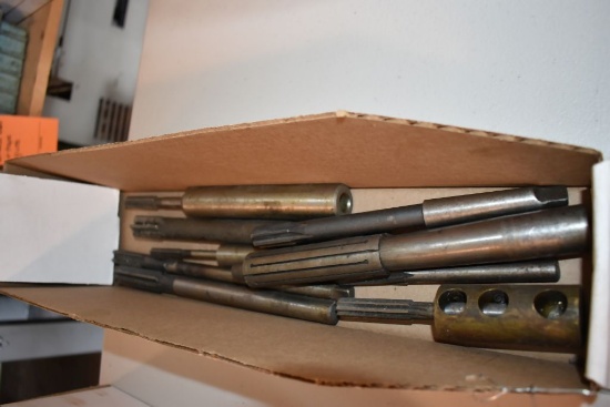 BOX OF TAPER SHANK REAMERS