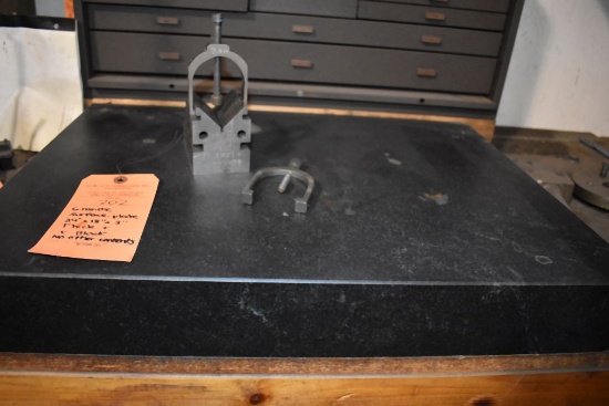 GRANITE SURFACE PLATE, 24" x 18" x 3" THICK