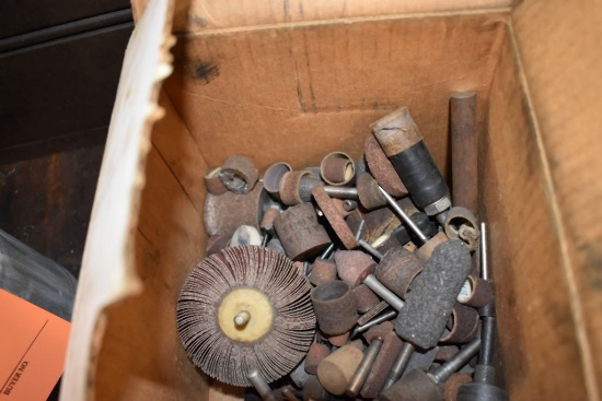 GRINDING MOUNTED STONES AND SANDING ROLLS