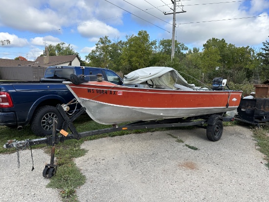 (1979) Lund 16' Aluminum Fishing Boat