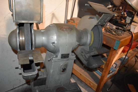 BRADFORD ADMIRAL 12" DOUBLE END PEDESTAL GRINDER,