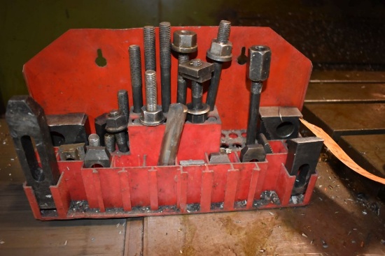 ASSORTED HOLD DOWN/CLAMP DOWNS IN WALL/MACHINE MOUNT