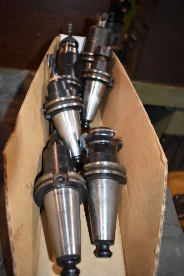 (6) CAT 40 TOOL HOLDERS WITH TOOLING