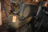 AIR COMPRESSOR, 5 H.P., 3 PHASE, APPROX. 60 GALLON