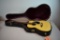 VINTAGE LYLE F508 ACOUSTIC GUITAR F508 KOREA WITH CASE