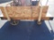 ANTIQUE NUTTING CAST IRON AND WOOD INDUSTRIAL CART,