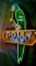 VINTAGE POLLY GAS OIL PETROLIANA NEON ADVERTISING SIGN,
